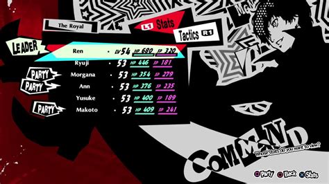 persona 5 status effects
